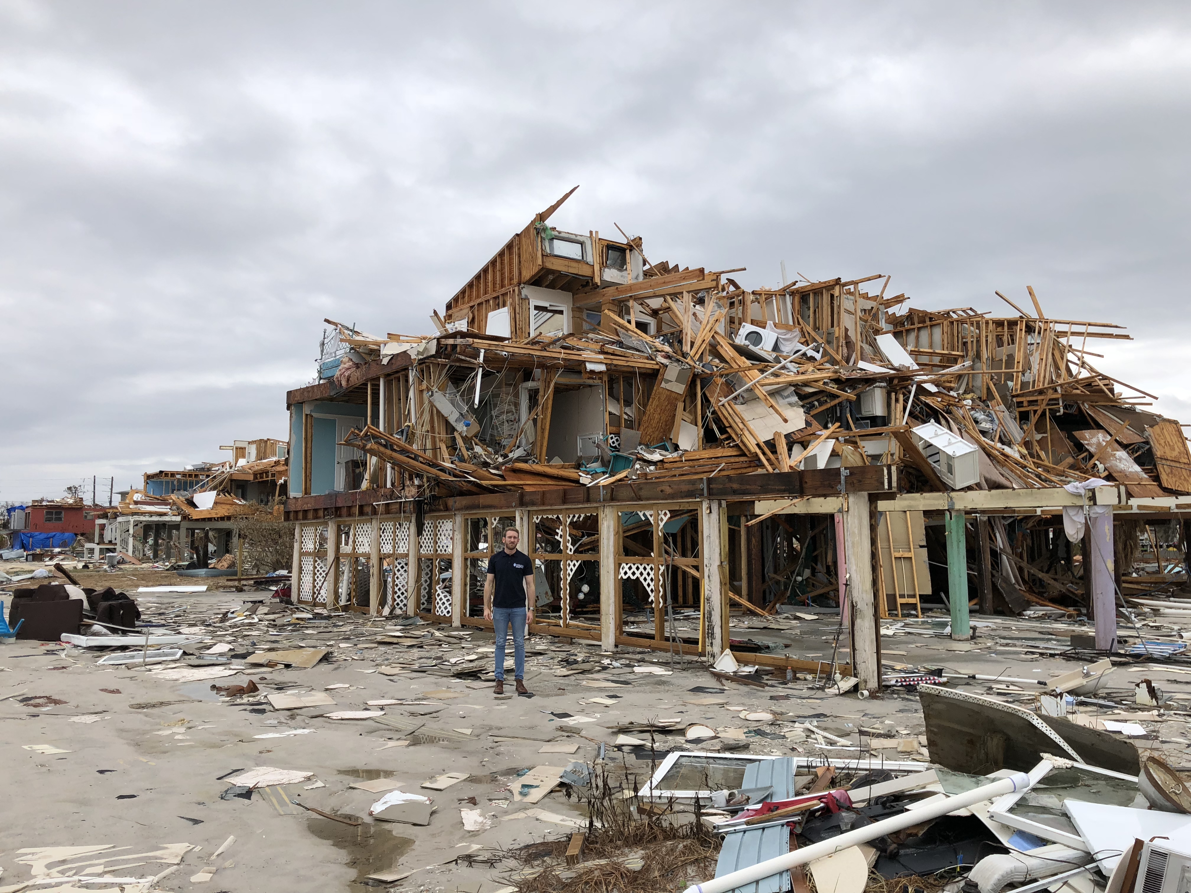 Destroyed House from Hurricane Michael by Daniel Smith, 2018