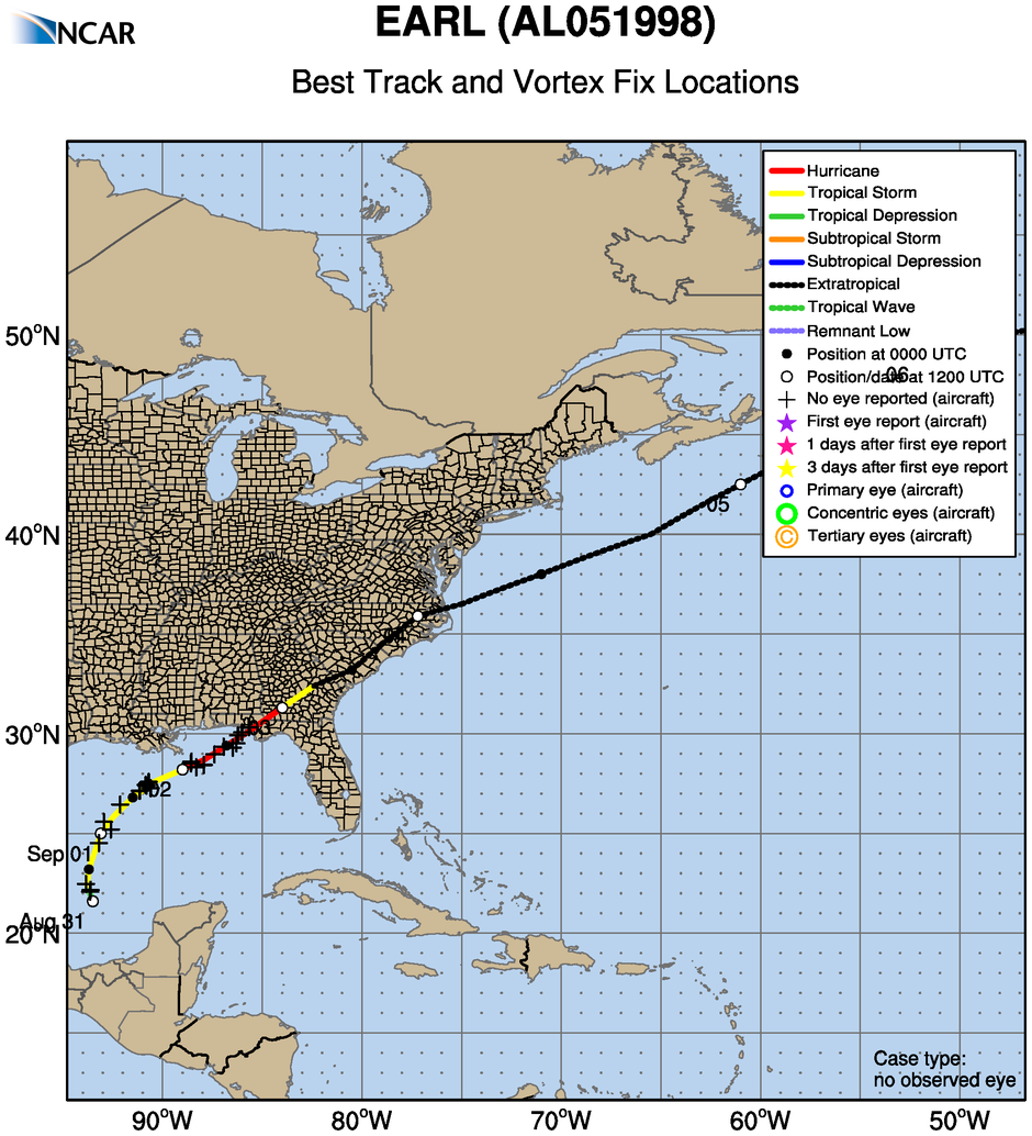 RAL | Tropical Cyclone Guidance Project | VDM+ Dataset